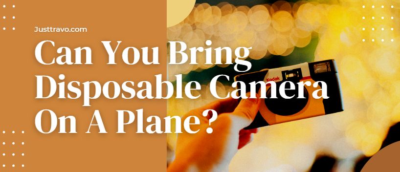 Can You Bring Disposable Camera On A Plane?
