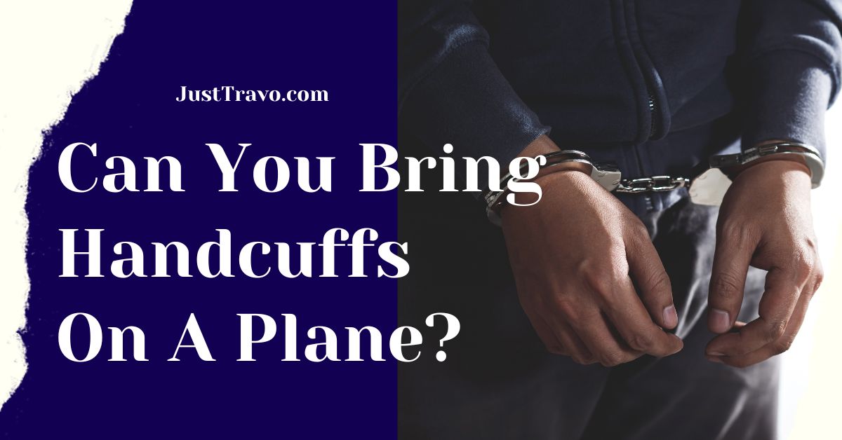 can you bring handcuffs on a plane