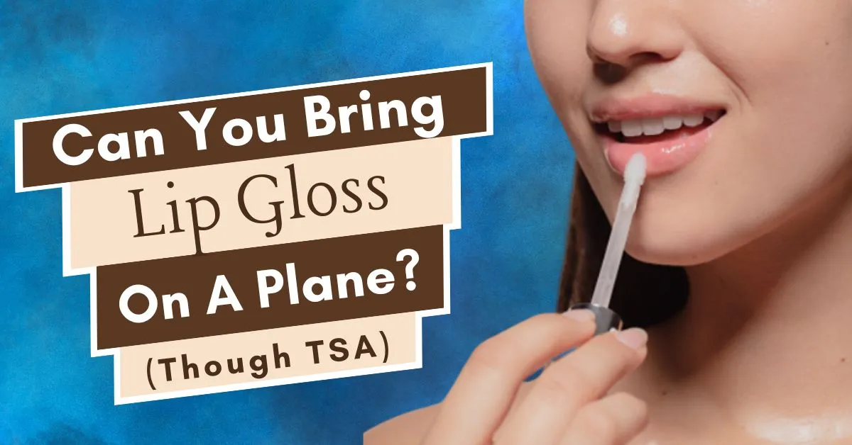 Can You Bring Lip Gloss On A Plane?